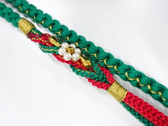 JAPANESE KIMONO / HAND-TIED OBIJIME CORD FOR FURIOSDE